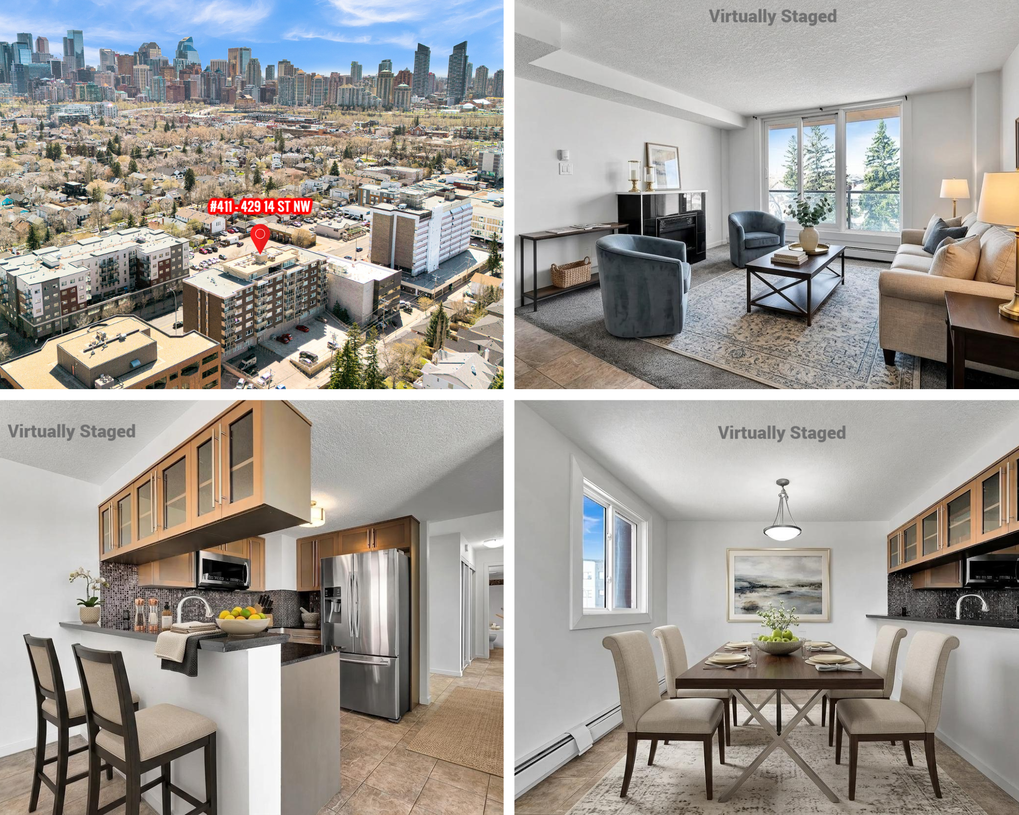 Affordable Condo in Hillhurst/Kensington Calgary | Concrete Building with Views