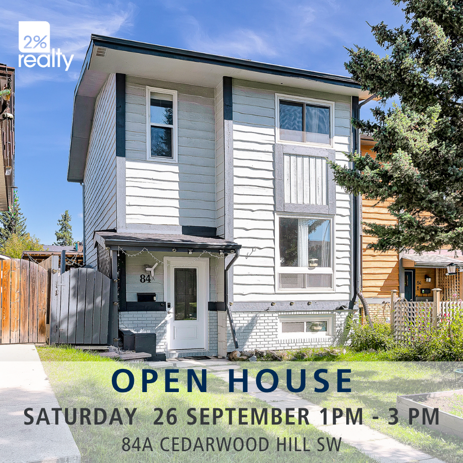Open House in Cedarbrae Calgary – 4-Bedroom Home Now $425,000 | 84A Cedarwood Hill SW